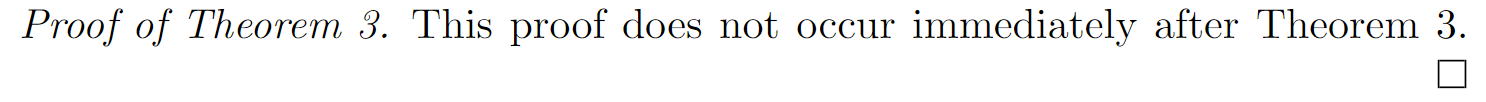 LaTeX output shows a proof that references a theorem from earlier in the document.